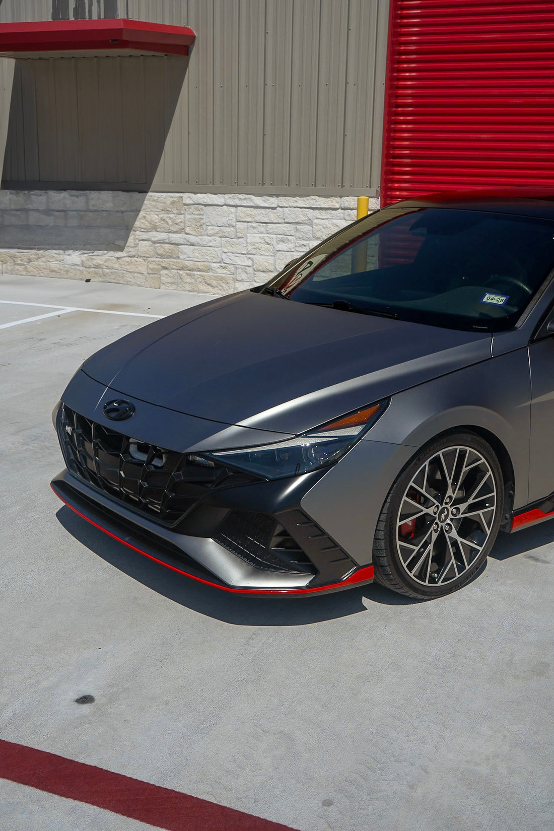 Hyundai Elantra N - Full Vehicle Wrap in Tinybot's "Heavy Metal Benzo Grey"