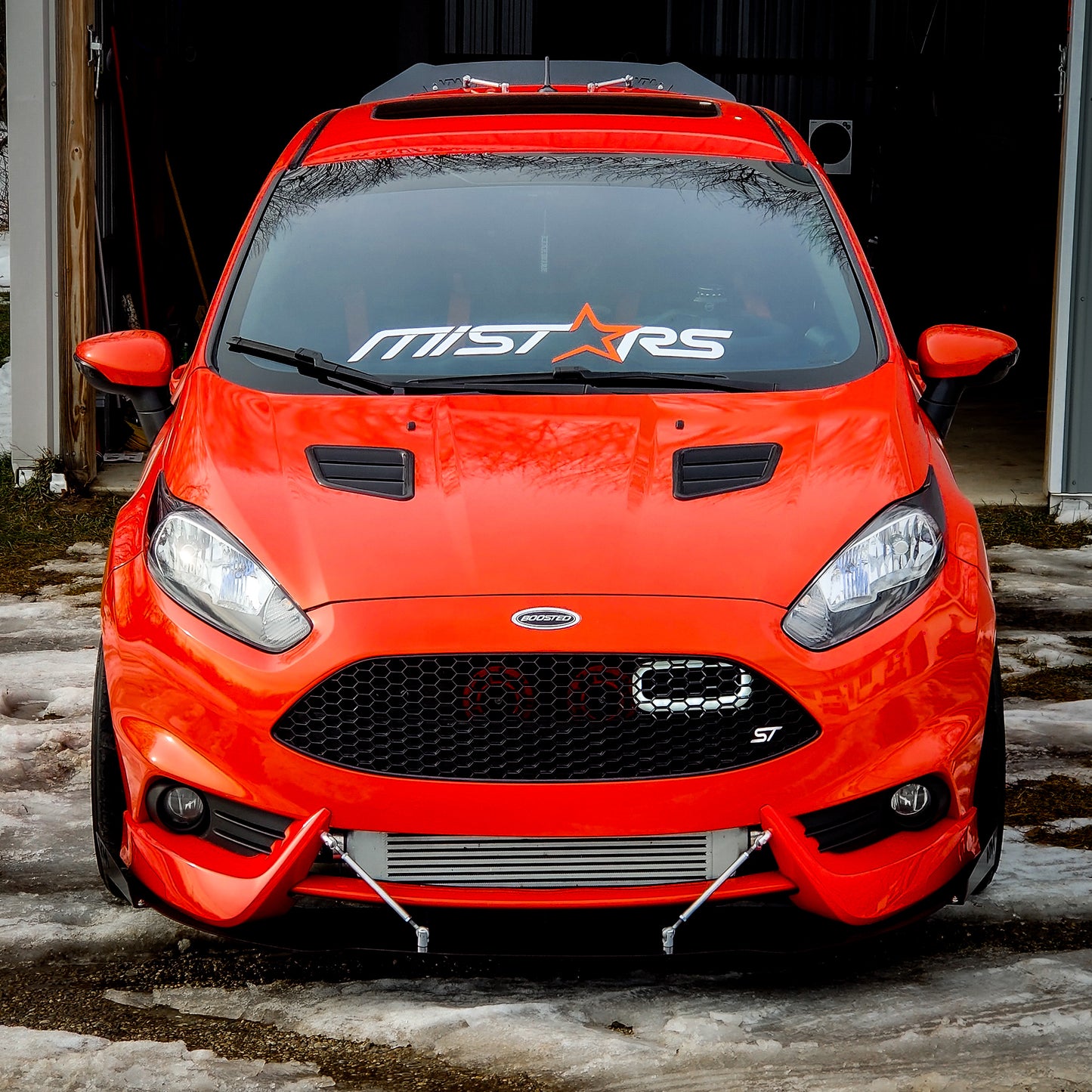 VELOSSA TECH Big Mouth "LIT KIT" Ram Air Intake Snorkel for Ford Fiesta ST 2014-2019 (2018-2019 MK7 and MK7.5 only)