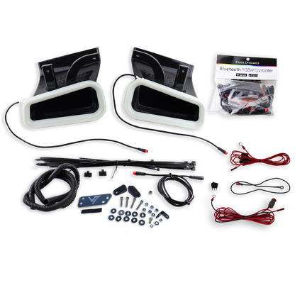 VELOSSA TECH Big Mouth "LIT KIT" Ram Air Intake Snorkel for Infiniti Q60 Red Sport 2016-2020+