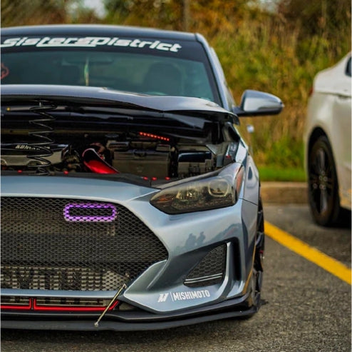 VELOSSA TECH Big Mouth "LIT KIT" Ram Air Intake Snorkel for Hyundai Veloster JS Turbo/R-spec/Non-Turbo 2019+