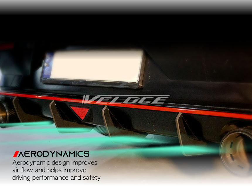 VELOCE Rear Diffuser Fin for Kia Stinger 2022+ GT & GT-Line Models