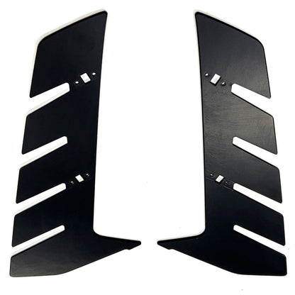 CONVOY Front Bumper Canards for Hyundai Elantra N 2021-2024 [Matte Black]