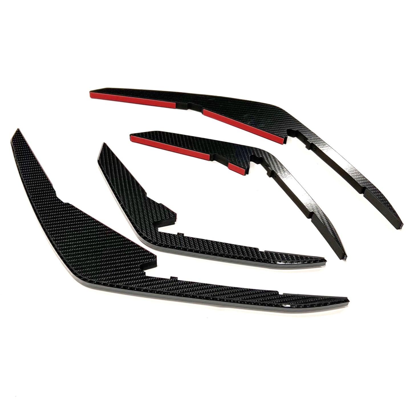 CONVOY Front Bumper Canards for Hyundai Elantra N 2021-2024  [Partial CF Wrap]