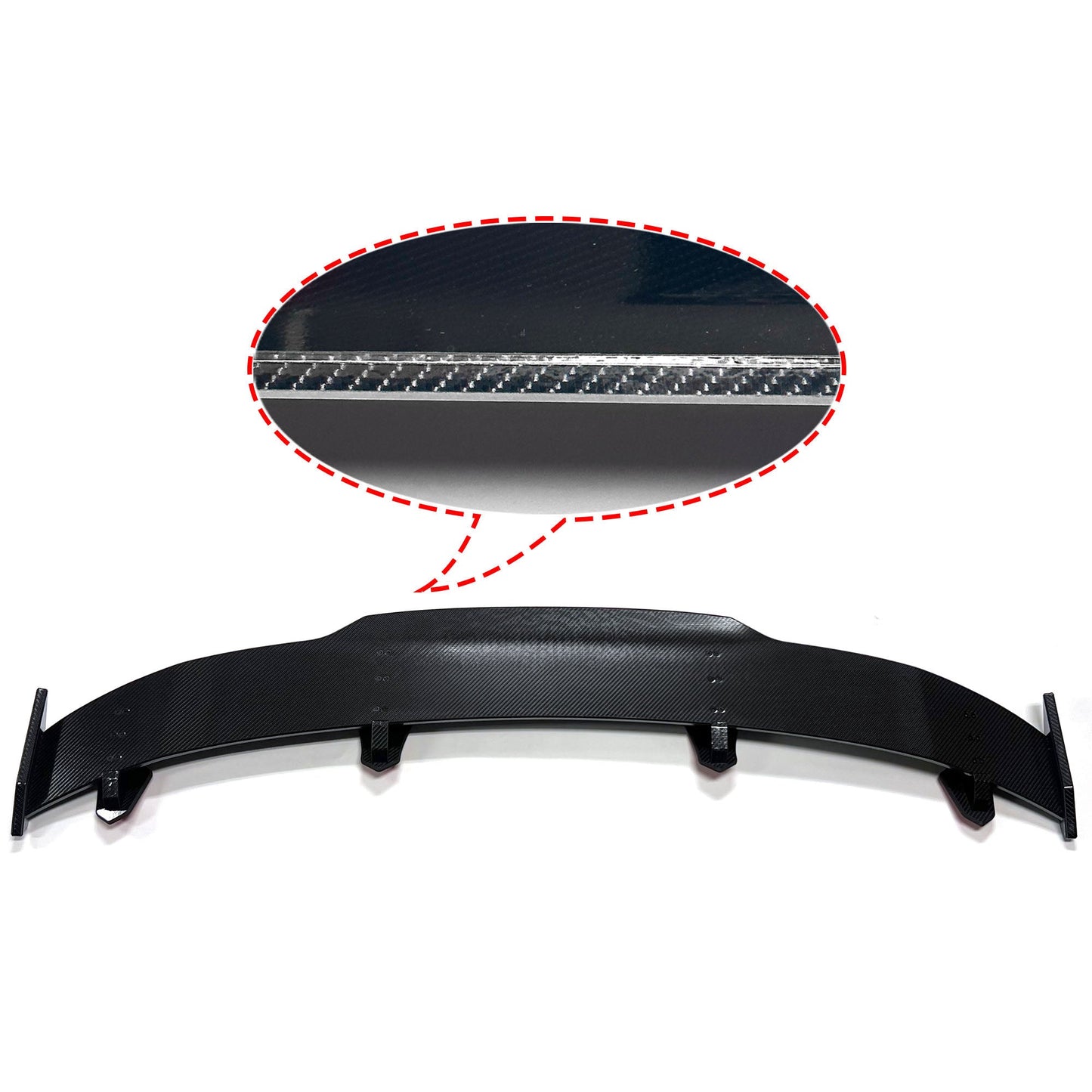 CONVOY Trunk Wing Spoiler Ver.3 for Genesis G70 2022+ [Partial + Edges CF Wrap]