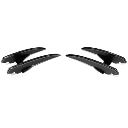 CONVOY Front Bumper Canards VER.2 for Kia Stinger [Partial + Edges CF Wrap]