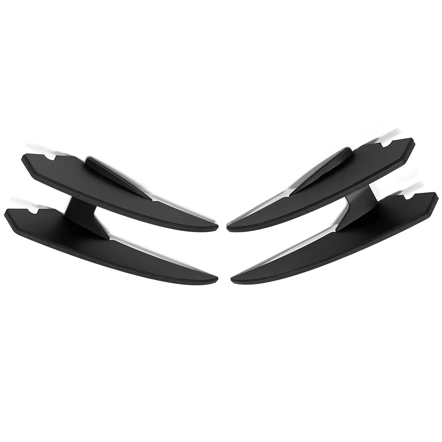 CONVOY Front Bumper Canards VER.2 for Kia Stinger [Matte Black]