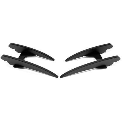 CONVOY Front Bumper Canards VER.2 for Kia Stinger [Matte Black]