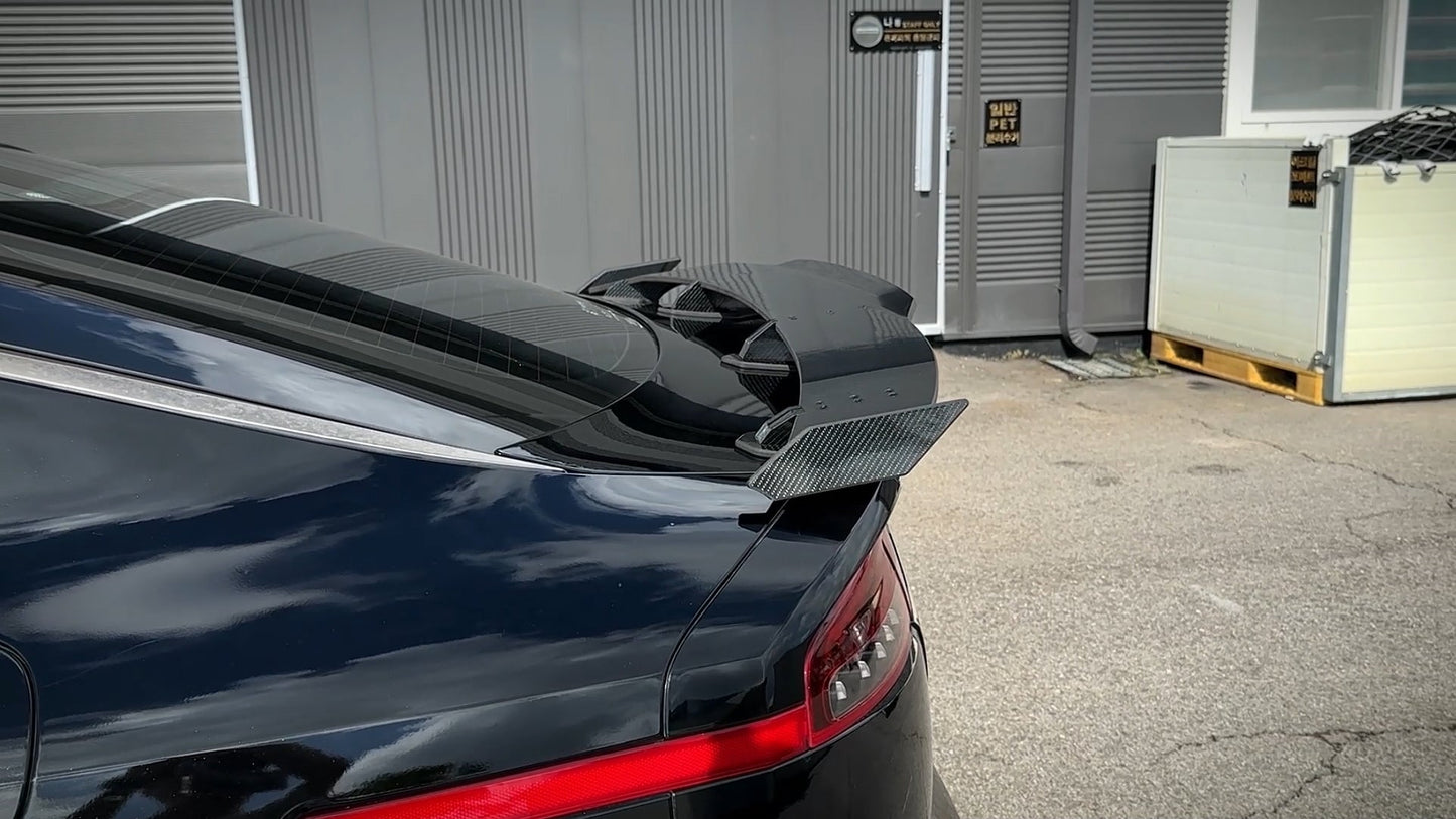 CONVOY Trunk Wing Spoiler Ver.3 for Kia Stinger 2019+ [Partial + Edges CF Wrap]