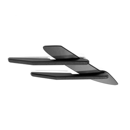 CONVOY Rear Bumper Canards for Kia Stinger [Matte Black]