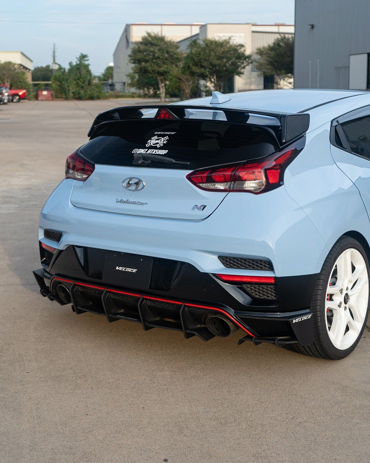 VELOCE Type N Full Aero Splitter Kit (Front + Side + Rear) for Hyundai Veloster N 2019+