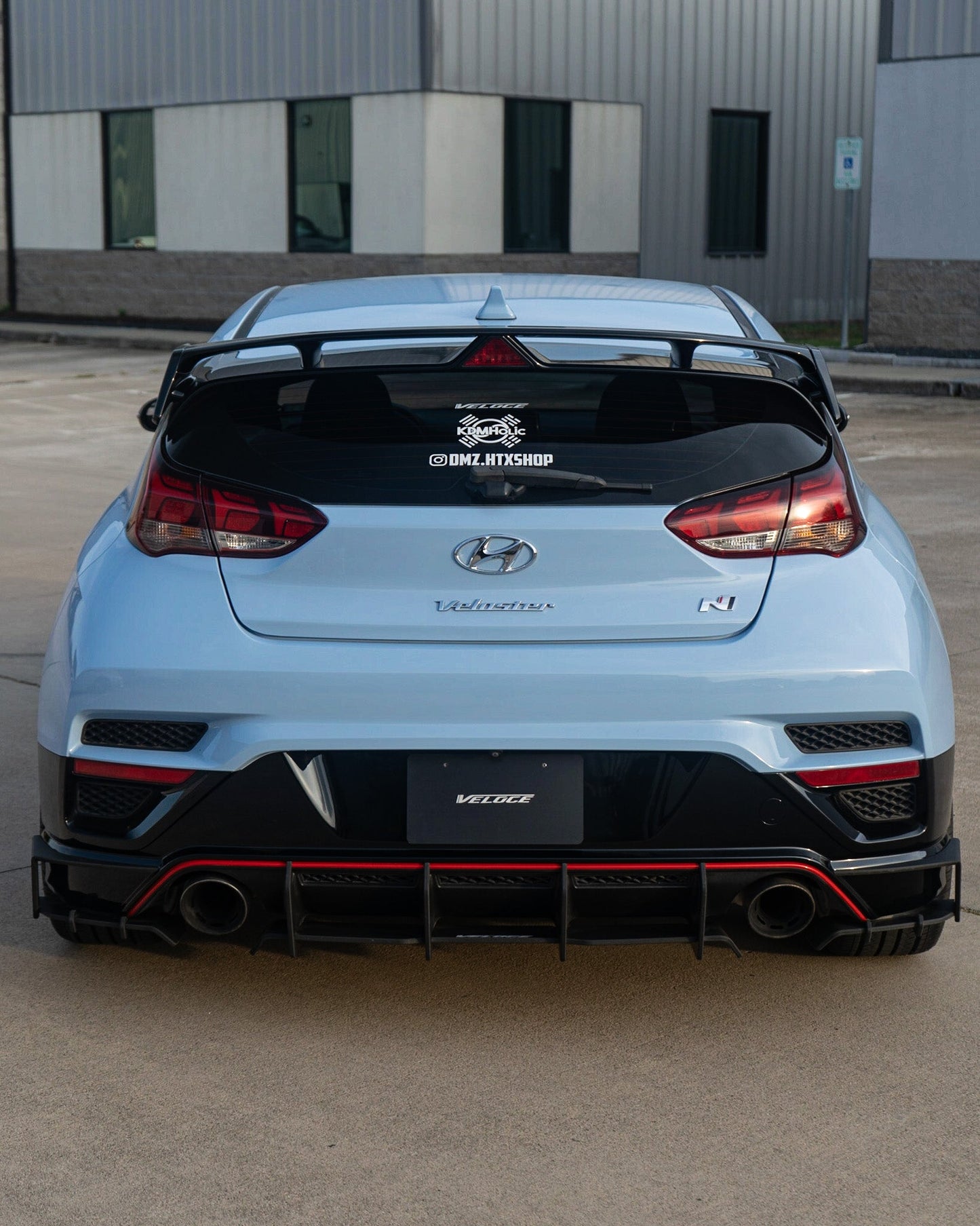 VELOCE Type N Full Aero Splitter Kit (Front + Side + Rear) for Hyundai Veloster N 2019+