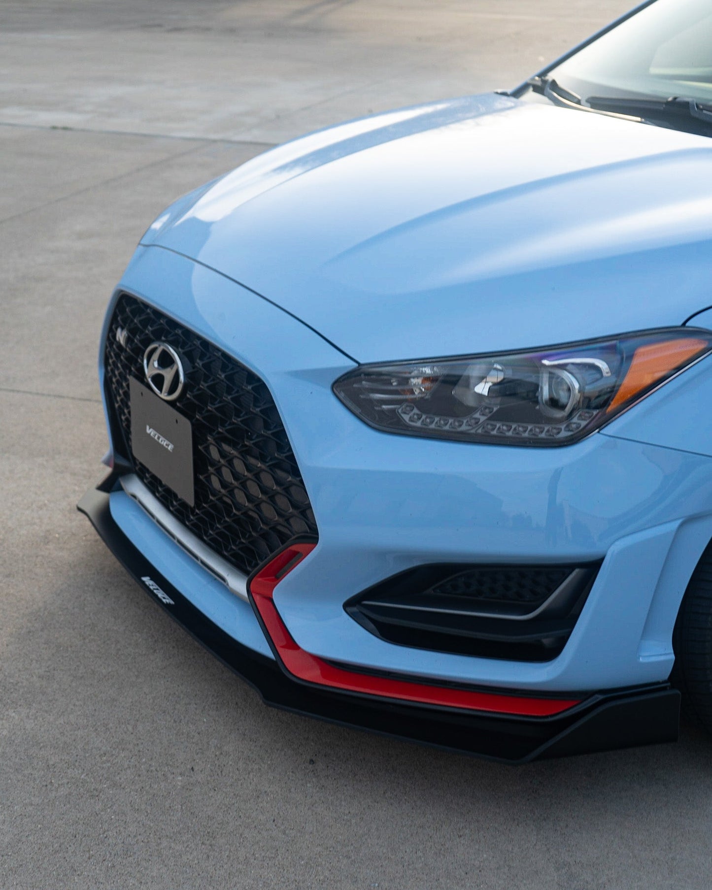 VELOCE Front Wing Air Dam Splitter for Hyundai Veloster N 2019+