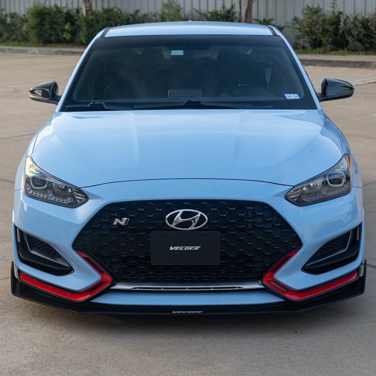 VELOCE Front Wing Air Dam Splitter for Hyundai Veloster N 2019+