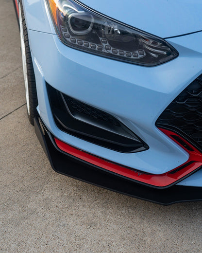 VELOCE Front Wing Air Dam Splitter for Hyundai Veloster N 2019+