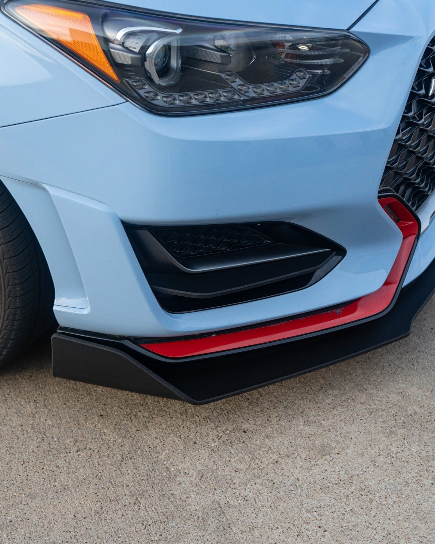 VELOCE Front Bumper Canards for Hyundai Veloster N 2019+