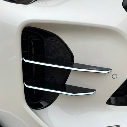 CONVOY Self Emitting LED Front Bumper Canards for Kia Stinger