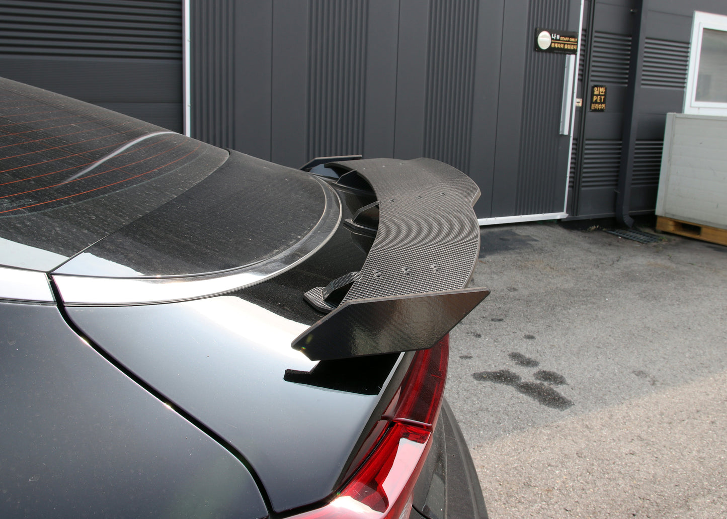 CONVOY Trunk Wing Spoiler Ver.3 for Kia K5 DL3 2021+ [Partial CF Wrap]