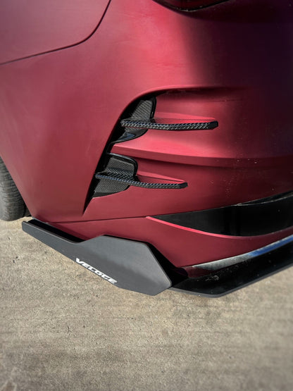 CONVOY Rear Bumper Canards for Kia K5 DL3 2021+ GT & GT-Line Models [Partial + Edges CF Wrap]