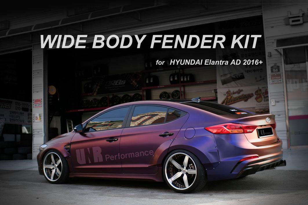 UNR Performance Widebody Fender Flares for Elantra AD 17-18