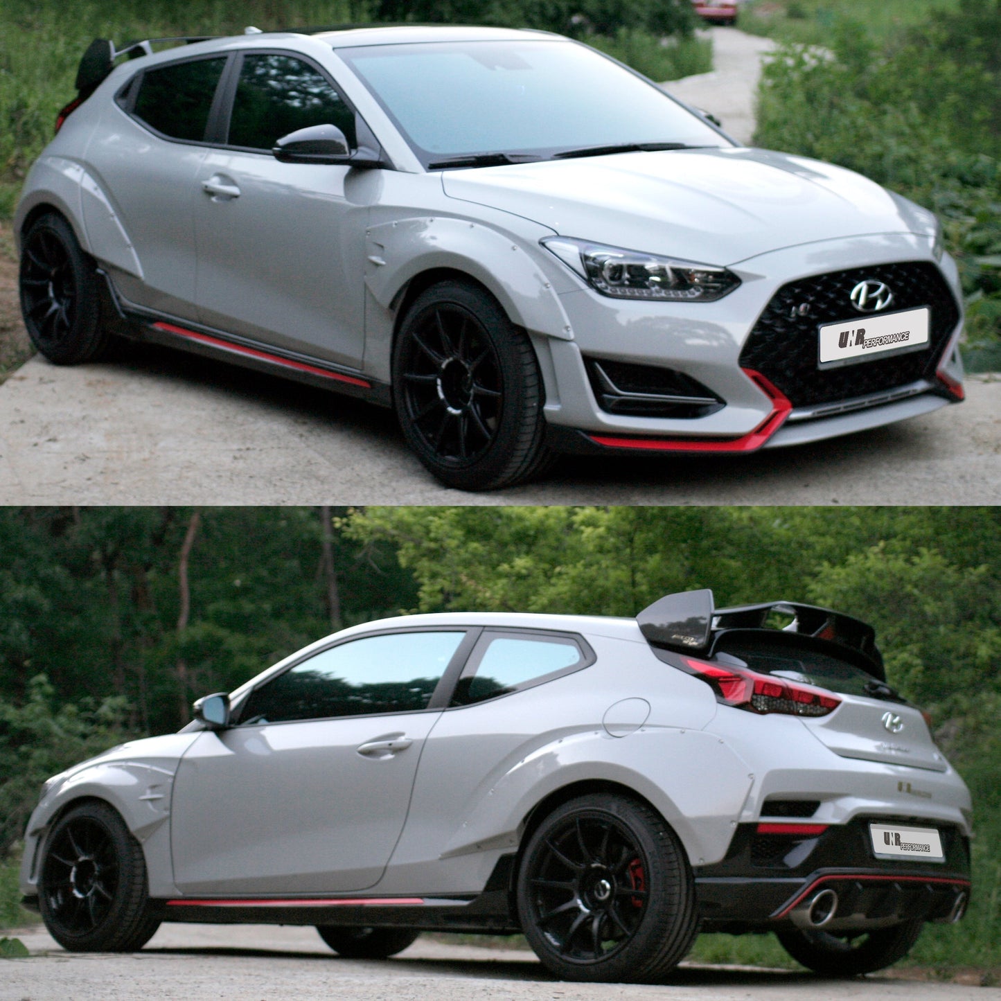 UNR Performance Widebody Fender Flares for Hyundai Veloster N