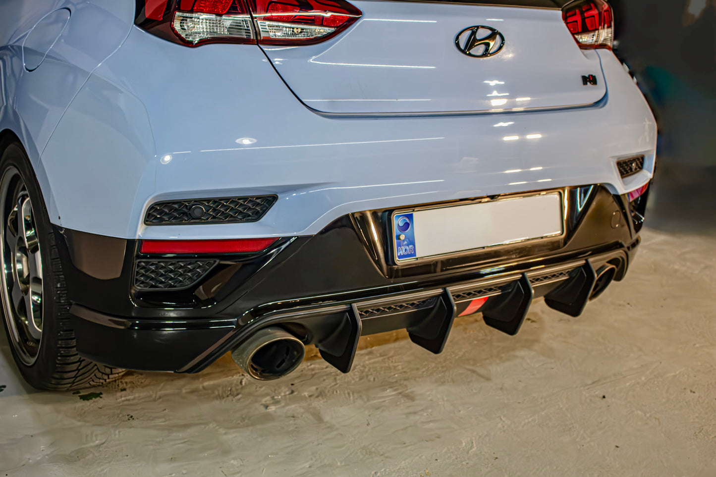 VELOCE Rear Diffuser Fin for Hyundai Veloster N 2019+