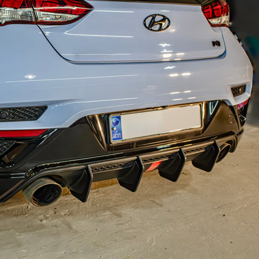 VELOCE Rear Diffuser Fin for Hyundai Veloster N 2019+