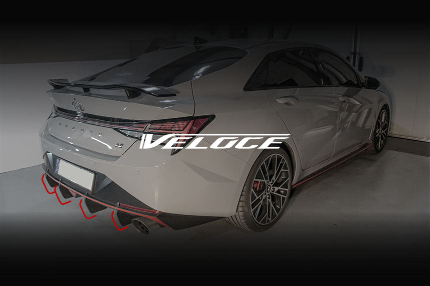 VELOCE Rear Diffuser Fin for Hyundai Elantra N 2021-2023