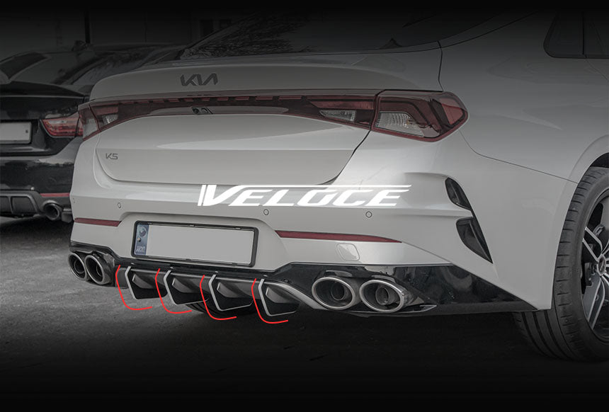 VELOCE Rear Diffuser Fin for Kia K5 DL3