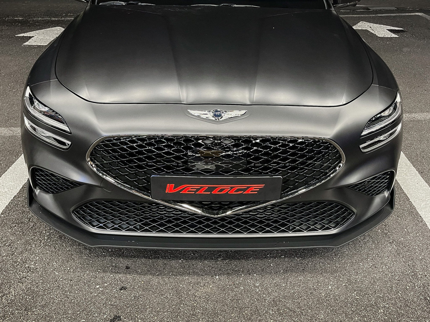 VELOCE Front Wing Air Dam Splitter for Genesis G70 2022+