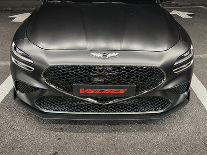 VELOCE Front Wing Air Dam Splitter for Genesis G70 2022+