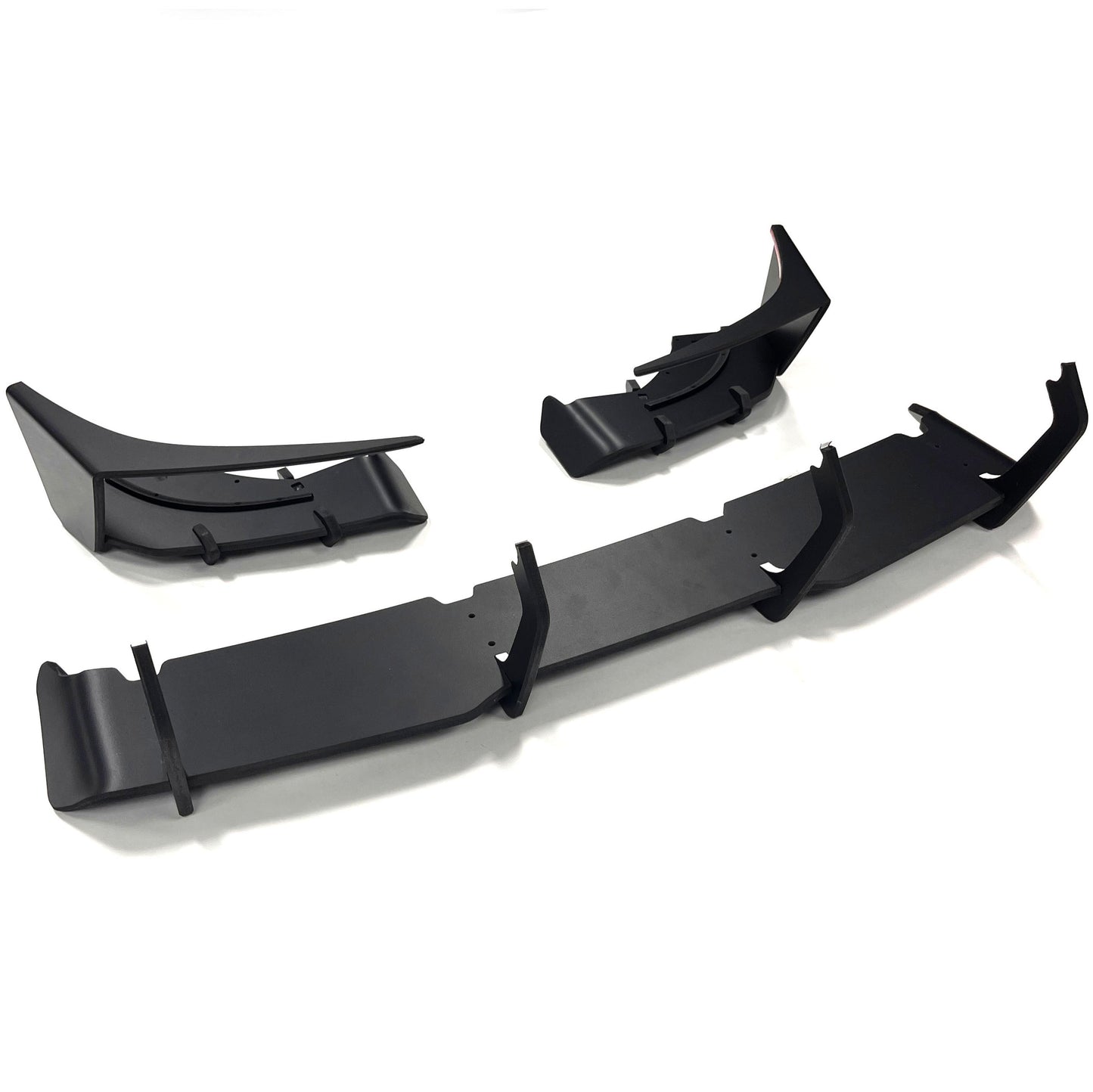 VELOCE Rear Wing Spats + Diffuser with Fins for Hyundai Veloster N 2019+